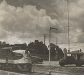 Train depot May 1960